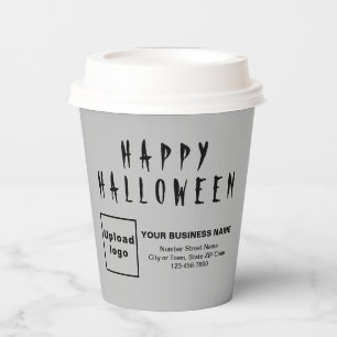 Halloween Business Gray Cup Pappbecher