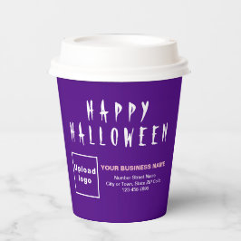 Halloween Business Lila Paper Cup Pappbecher