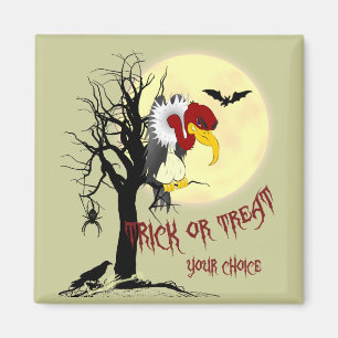 Halloween-Bussard-Trick-oder Leckerei-Magnet Magnet