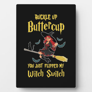 Halloween Buttercup Hexenschalter Fotoplatte