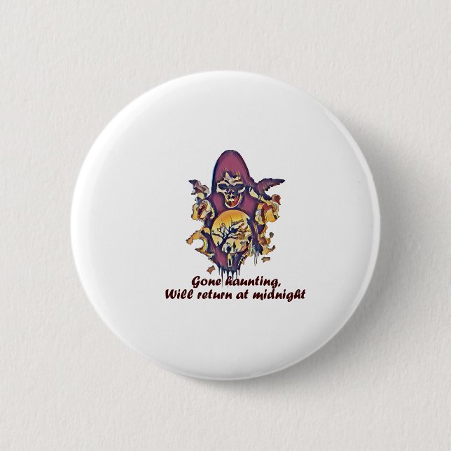 Halloween Button (Vorderseite)