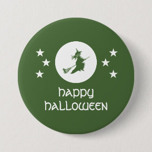 Halloween Button, grün Button