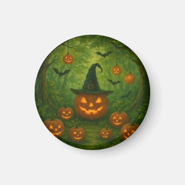 Halloween button that matches nature magnet (Vorne)