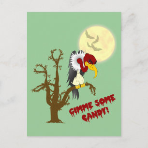 Halloween Buzzard Rezept Card Postkarte