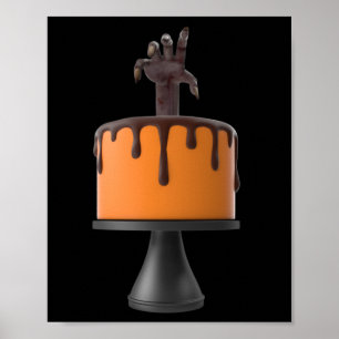 Halloween Cake Poster