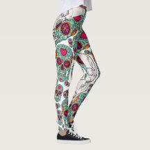 Halloween Calaveras Leggings
