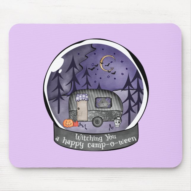 Halloween Camper im Snowball Mousepad (Vorne)