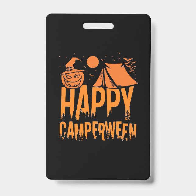 Halloween Camper Nature Ausweis (Vorderseite)