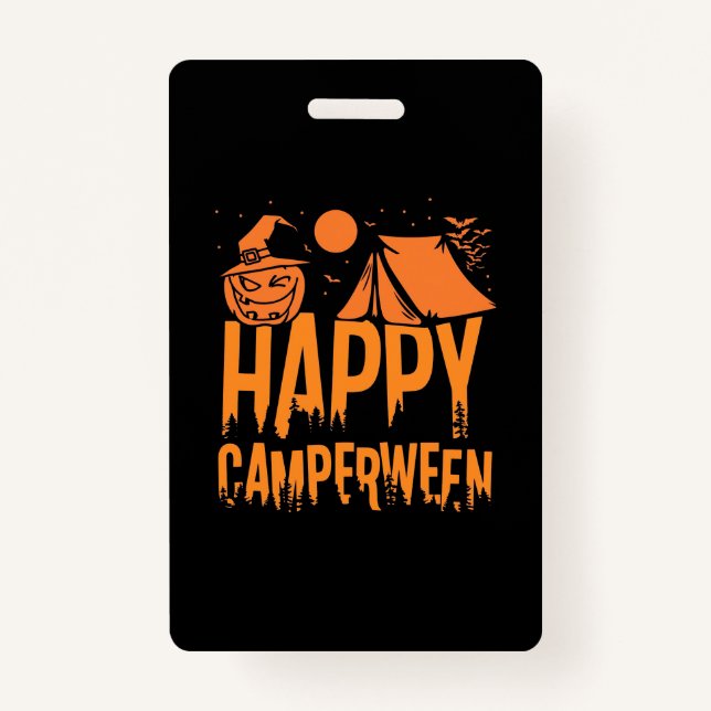 Halloween Camper Nature Ausweis (Vorderseite)