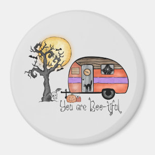 Halloween-Camping   Du bist schwach Magnet