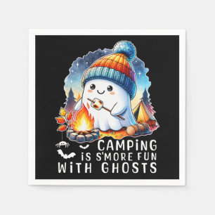 Halloween Camping macht sich mehr Spaß mit Geister Serviette