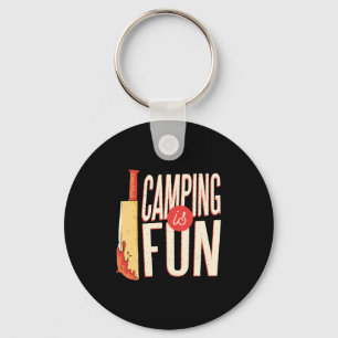 Halloween-Camping Schlüsselanhänger
