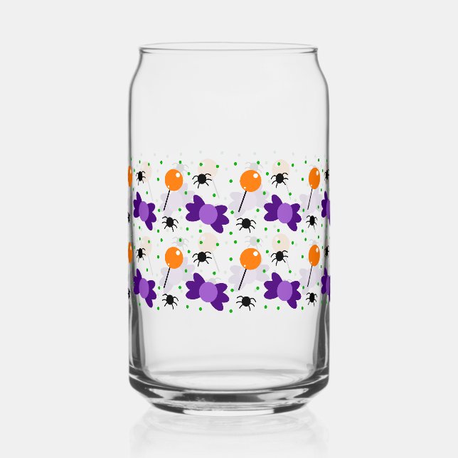 Halloween Can Glass Halloween Home Decor Dosenglas (Vorderseite)