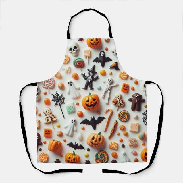 Halloween Candies Schürze (Vorderseite)