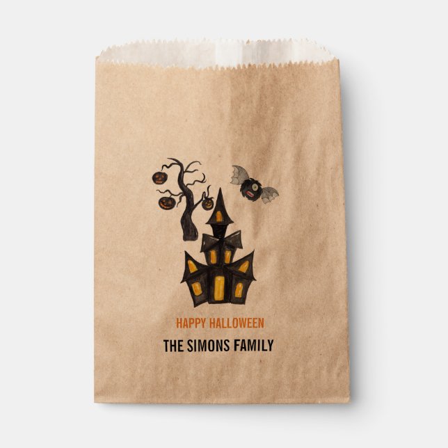 Halloween Candy Bag Leckerei Bag Geschenktütchen (Vorderseite)