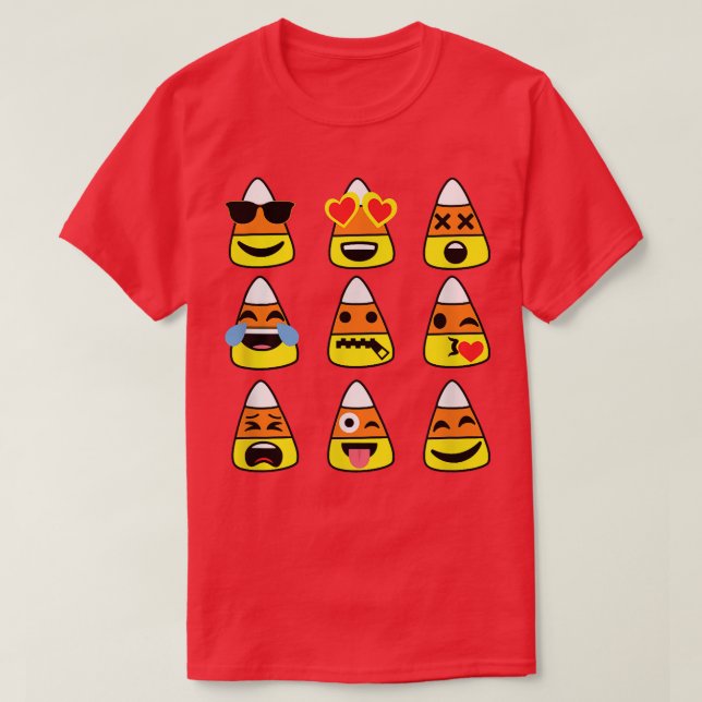 Halloween Candy Corn 3388 T-Shirt (Design vorne)