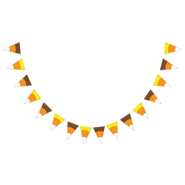 Halloween Candy Corn Banner (Alle)