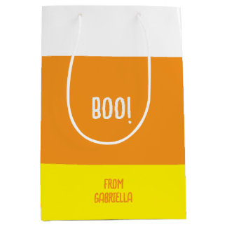 Halloween Candy Corn Boo Mittlere Geschenktüte