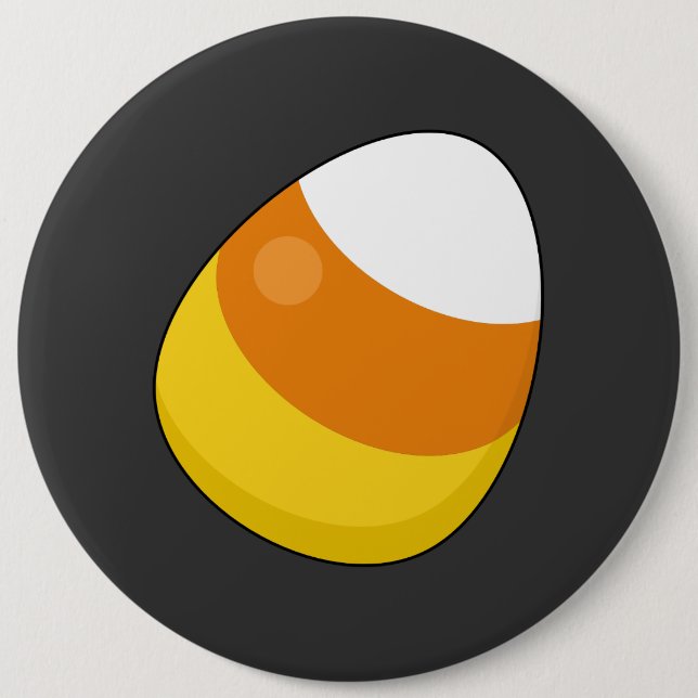 Halloween Candy Corn Button (Vorderseite)