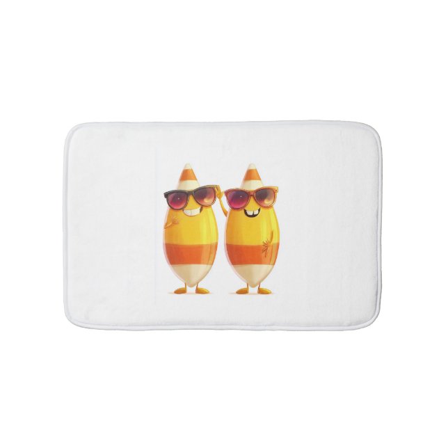 Halloween Candy Corn Crew Badematte (Vorderseite)