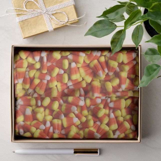 Halloween Candy Corn Fotografie Seidenpapier (Geschenk)