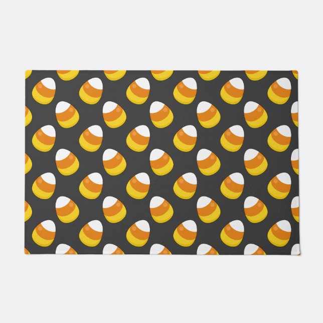 Halloween Candy Corn Fußmatte (Vorderseite)