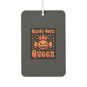 Halloween Candy Corn Königin Retro Vektor Design Autolufterfrischer