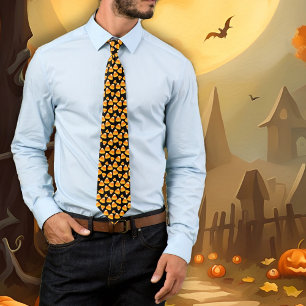 Halloween Candy Corn Muster novelty Krawatte