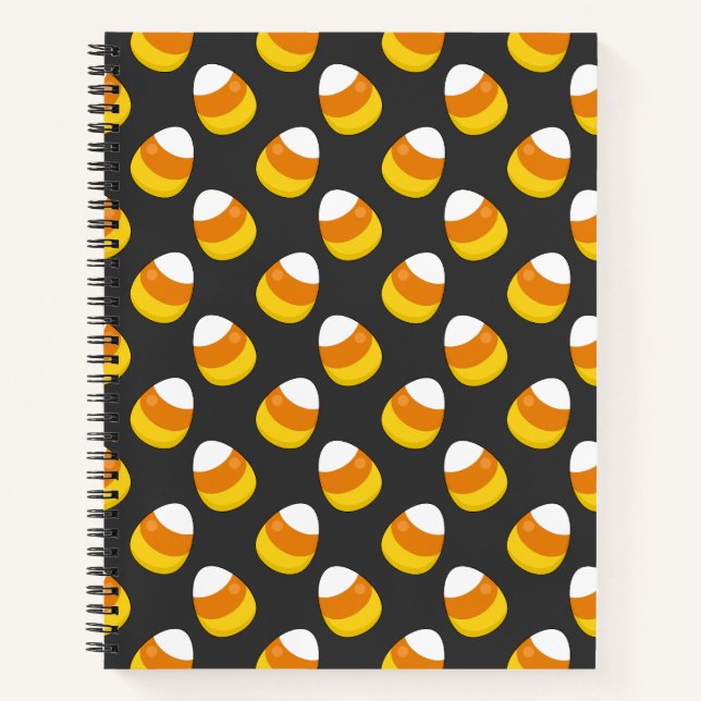 Halloween Candy Corn Notizbuch (Vorderseite)