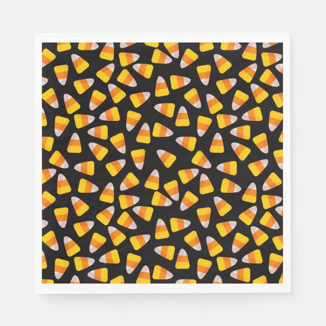 Halloween Candy Corn Paper Napkins Serviette (Vorderseite)