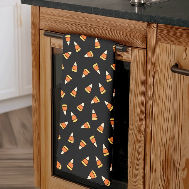 Halloween Candy Corn Pattern Geschirrtuch (Von Creator hochgeladen)
