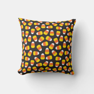 Halloween Candy Corn Pattern Kissen