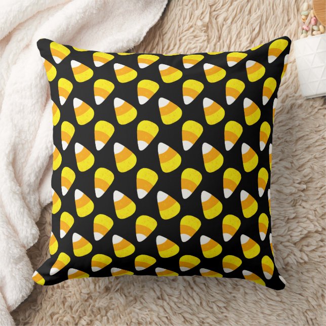 Halloween Candy Corn Pattern Kissen (Decke)