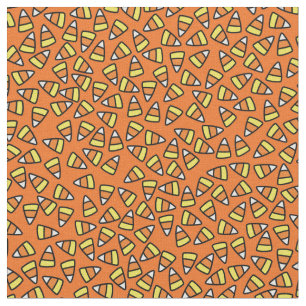 Halloween Candy Corn Pattern Stoff