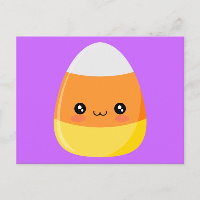 Halloween Candy Corn Postkarte (Vorderseite)