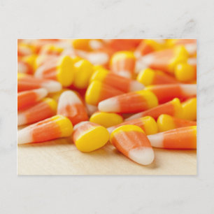 Halloween Candy Corn Postkarte
