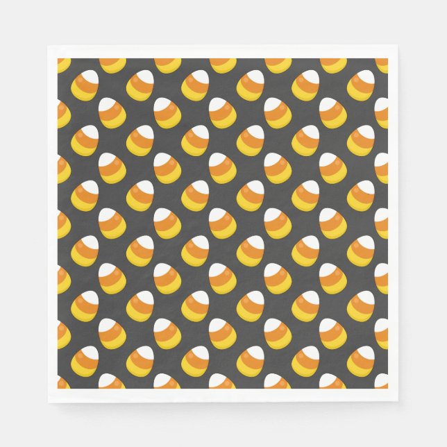 Halloween Candy Corn Serviette (Vorderseite)