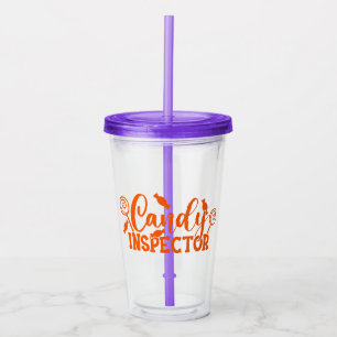 Halloween Candy Inspector Acryltrinkbecher
