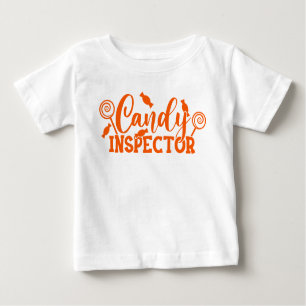 Halloween Candy Inspector Baby T-shirt