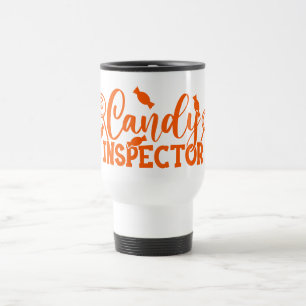 Halloween Candy Inspector Reisebecher