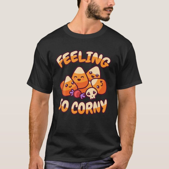 Halloween Candy Mais Costume T Shirt (Vorderseite)