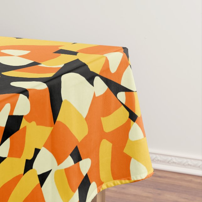 Halloween Candy Mais Nahtloses Muster Tischdecke (Beispiel)