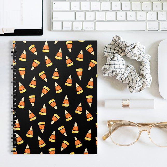 Halloween Candy Mais Print Notizblock (Von Creator hochgeladen)