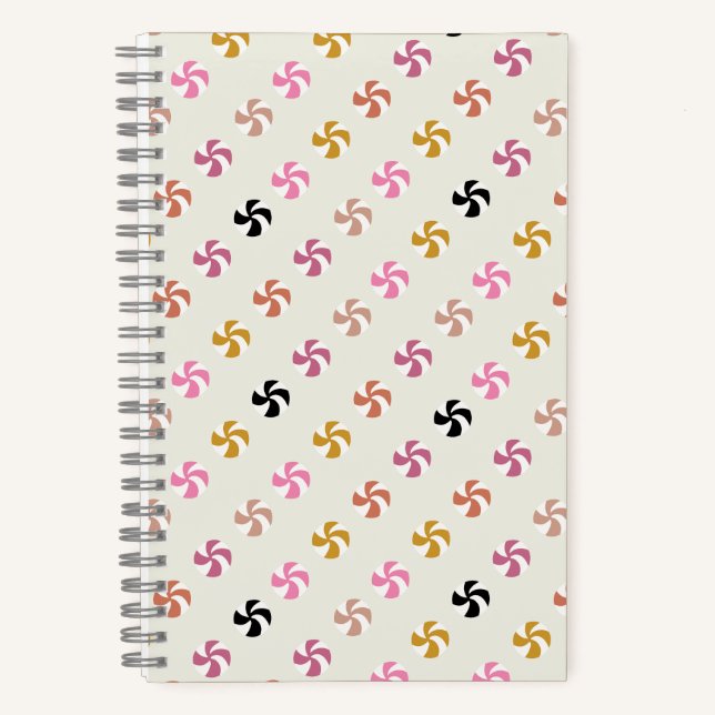 Halloween Candy Spiral Notebook Notizbuch (Vorderseite)