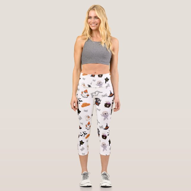 Halloween Capri Leggings (Vorderseite)