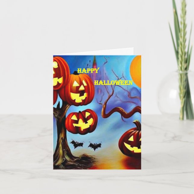 Halloween Card 3 Karte (Vorderseite)