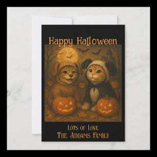 Halloween-Card austauschbares Foto und benutzerdef Feiertagskarte