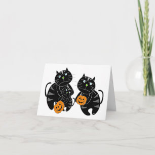 Halloween Card Black Cat 1 Karte
