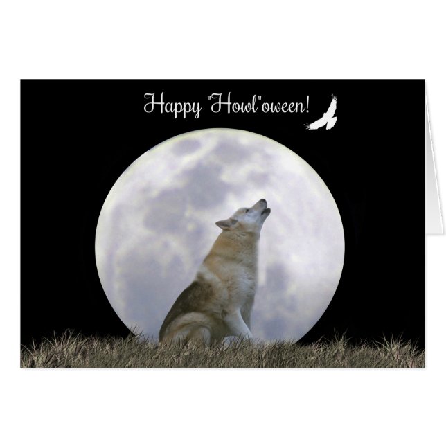 Halloween Card des Indianers (Vorderseite (Horizontal))