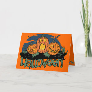 Halloween Card für Kinder Karte
